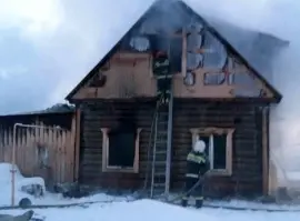 Отец и дочь погибли при пожаре в Верхневилюйске