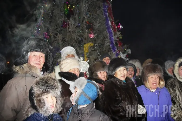 В Тулагино-Кильдямском наслеге зажглась Новогодняя ёлка