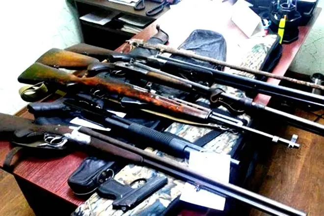 За прошедшую неделю полицейские изъяли 100 единиц оружия