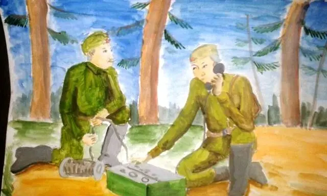 Дети рисуют Победу. Прошел конкурс детских рисунков.