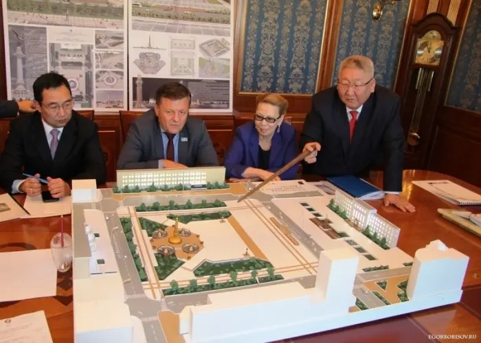 Центральную площадь Якутска разделят на две площади