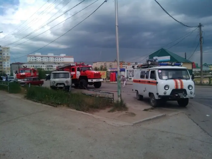 В т/ц "Набережный" произошло возгорание