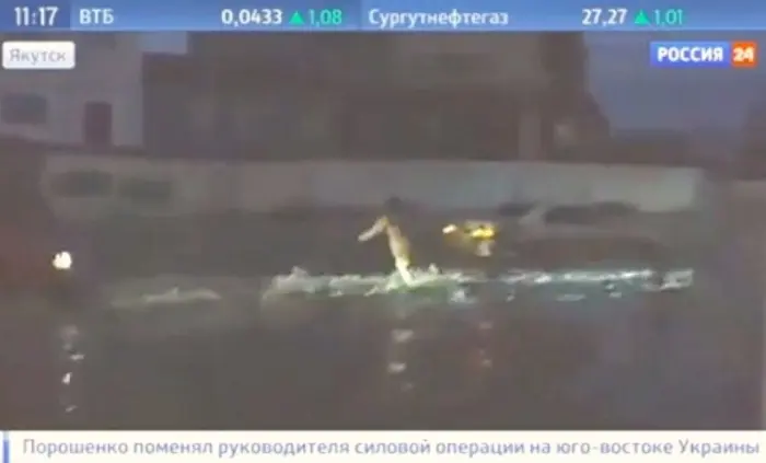 Дикий водный аттракцион в Якутске подхватили федеральные СМИ