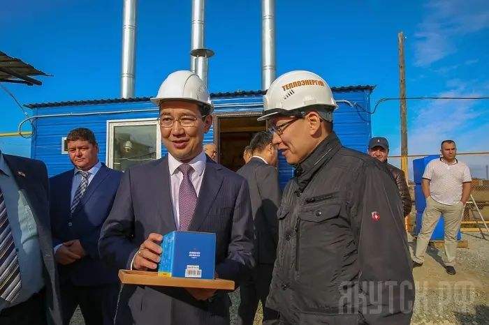 В Мархе открылись новая модульная котельная и детская площадка