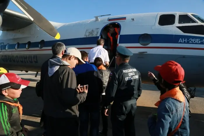 35 детей из подтопленного села Березовка привезли в Якутск