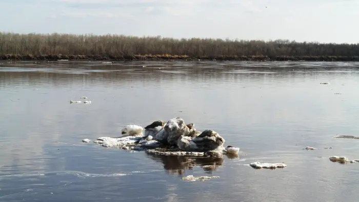 Хроника паводка: кромка ледохода дошла до поселка Крестовский Ленского района