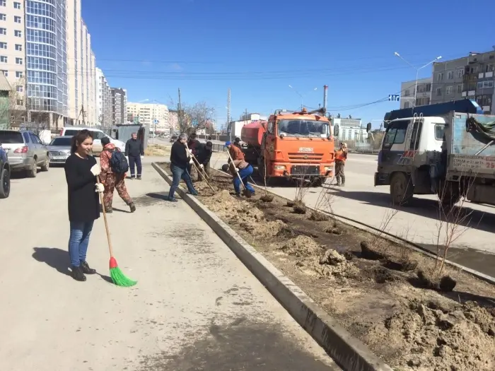 В Сайсарском округе проведена экологическая акция «Больше кислорода!»