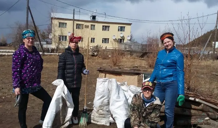 Месячник санитарной очистки в Кангалассах