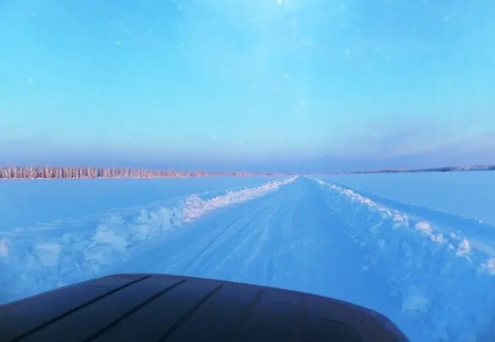 Автозимник до поселка Андрюшкино открыт