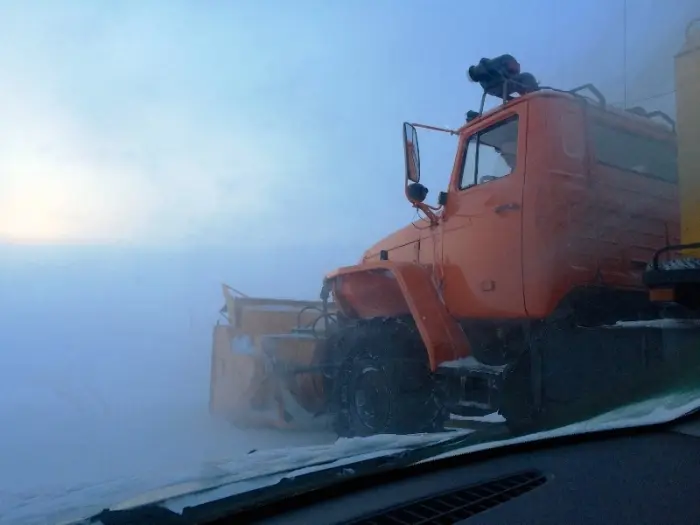 В Нижнеколымском улусе наблюдается сильная снежная пурга