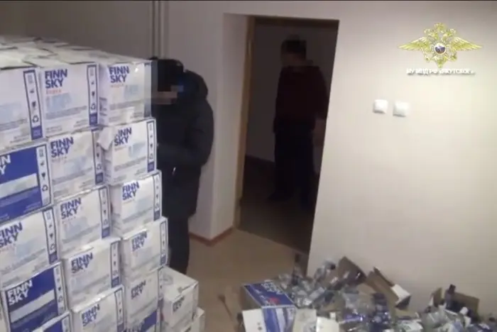 Полиция Якутска изъяла партию нелегального алкоголя стоимостью два миллиона рублей