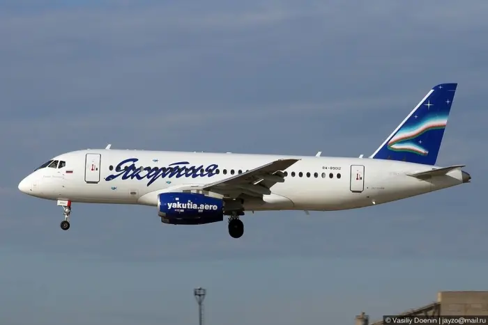 Авиакомпания "Якутия" получила новый усовершенствованной самолет Sukhoi Superjet 100