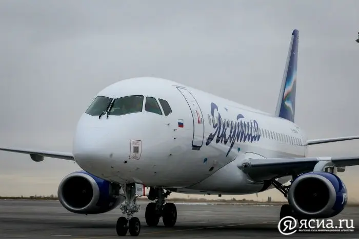 В Якутск доставлен самолет Sukhoi Superjet 100 усовершенствованной модификации