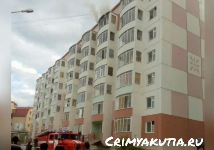 Детская шалость привела к пожару в жилом доме