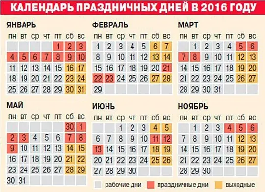 На этой неделе три выходных дня!