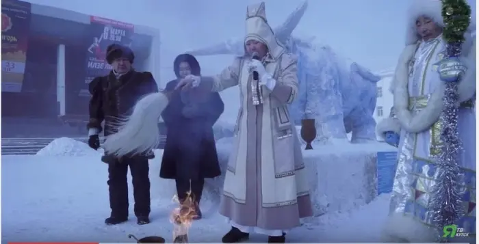 Якутский бык холода лишился рога