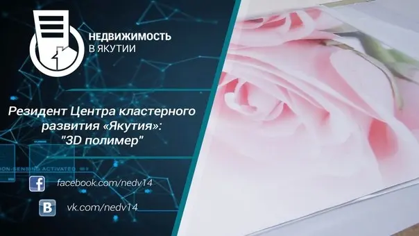 Резидент Центра кластерного развития «Якутия»: «3D полимер»