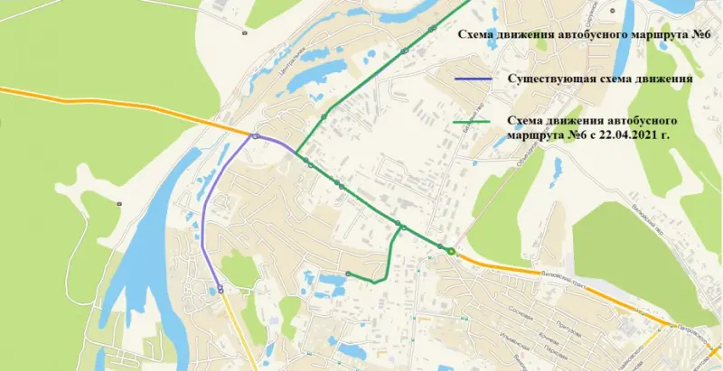 О временном изменении схем движения автобусных маршрутов в Якутске