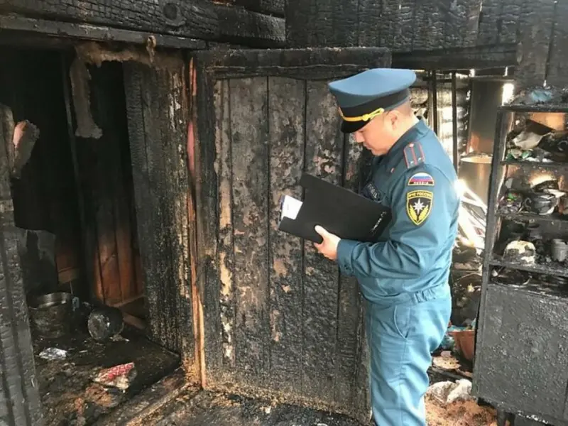 В селе Хатассы из-за последствий пожара погиб ребенок