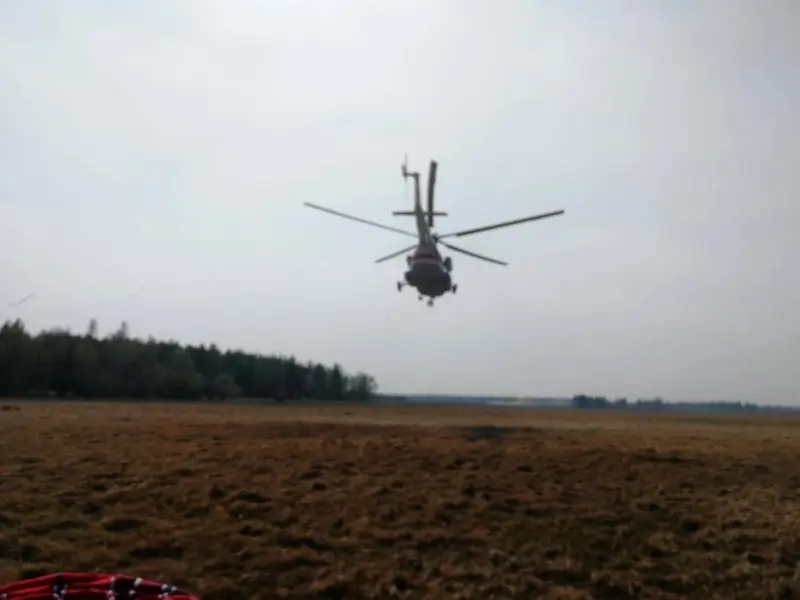 МЧС: Перехода огня на село Тюбяй не допущено