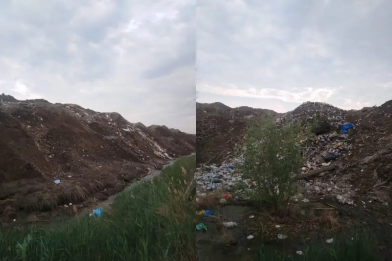 Фотофакт: Снежный полигон в Якутске превратился в мусорную свалку