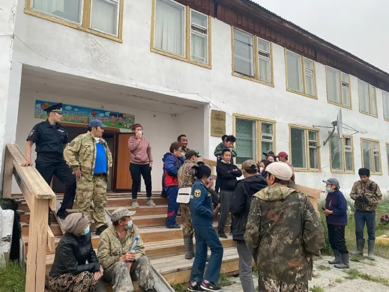 Психологическая и медицинская помощь оказывается эвакуированным жителям села Бясь-Кюёль