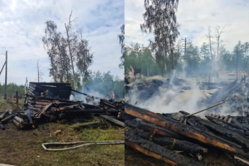 Житель села Ергелех зарезал супругу, ранил сына и сжег дом — возбуждено уголовное дело