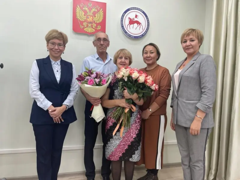 Полувековую годовщину свадьбы отметила супружеская пара Гришаевых из Якутска