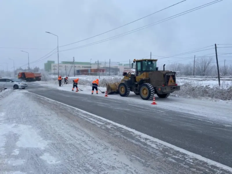 Более 34 тысяч кубометров снега вывезено с улиц Якутска с начала ноября