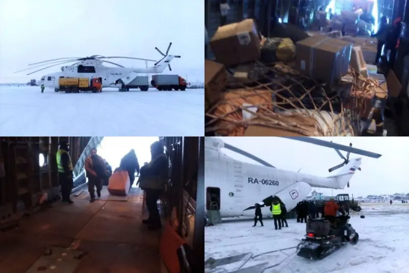 В одно из самых труднодоступных сел Якутии доставили овощи и фрукты к Новому году