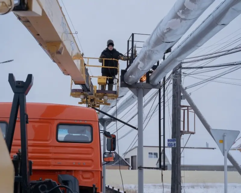 Восстановлена подача тепла в жилом секторе улиц Молодежная и Заречная в микрорайоне Марха