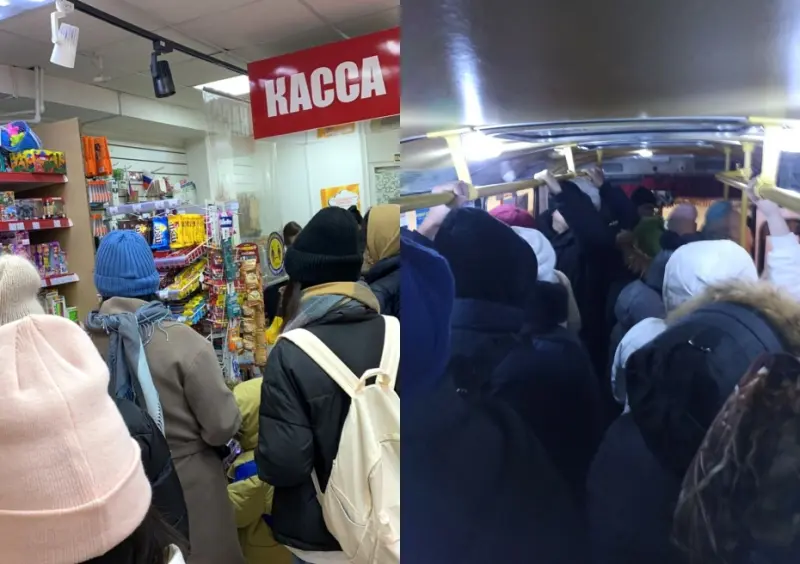 Фотофакт: В автобусах и хозмаркетах вирус не распространяется!
