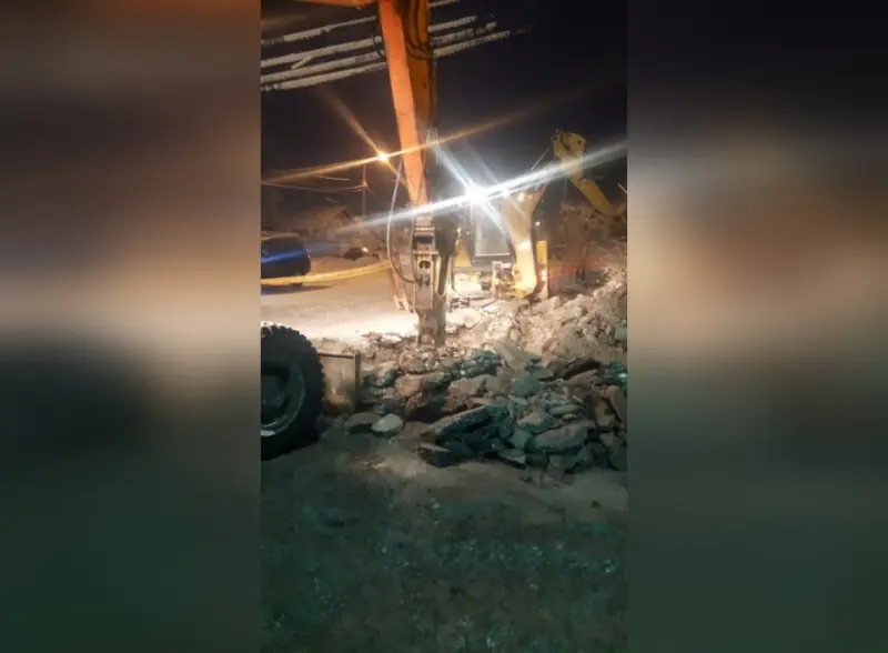 На месте возгорания газопровода в Якутске проводятся восстановительные работы