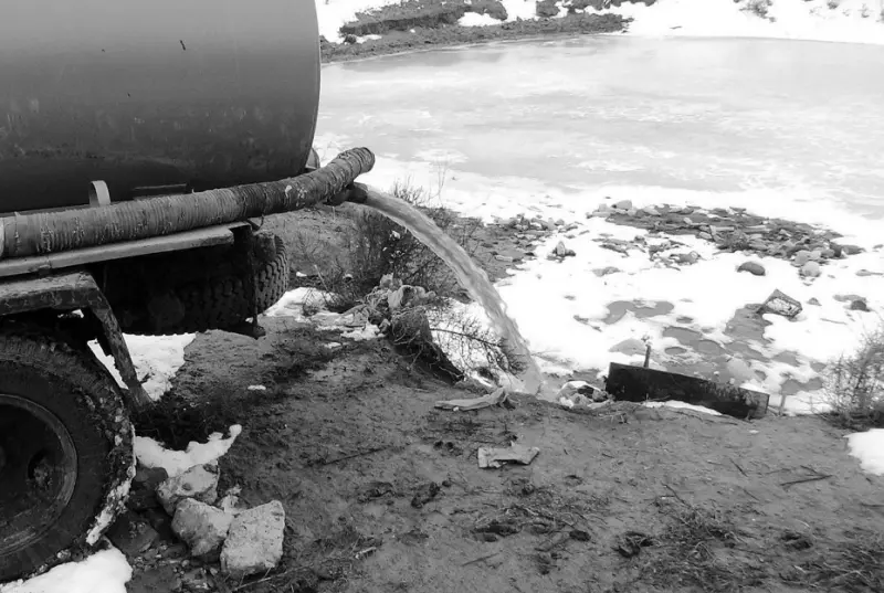 Сливали фекальные воды у поселка Витим нерадивые предприниматели