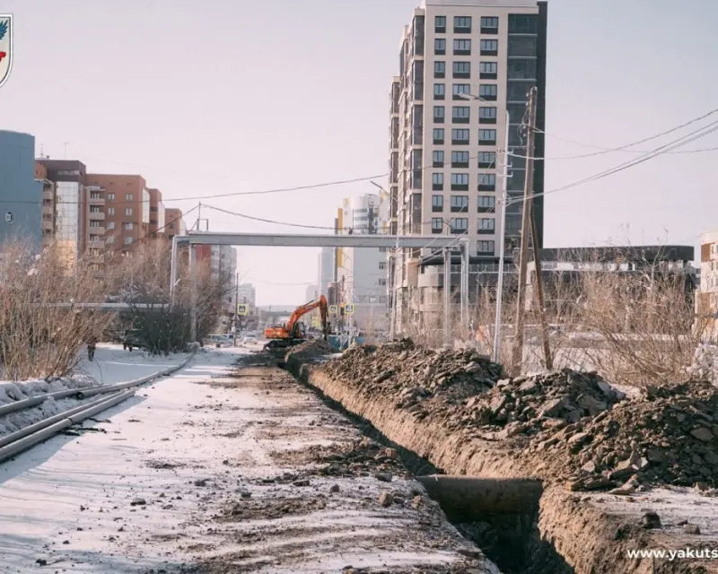 Водоотведение по улице Ойунского обустроят в Якутске