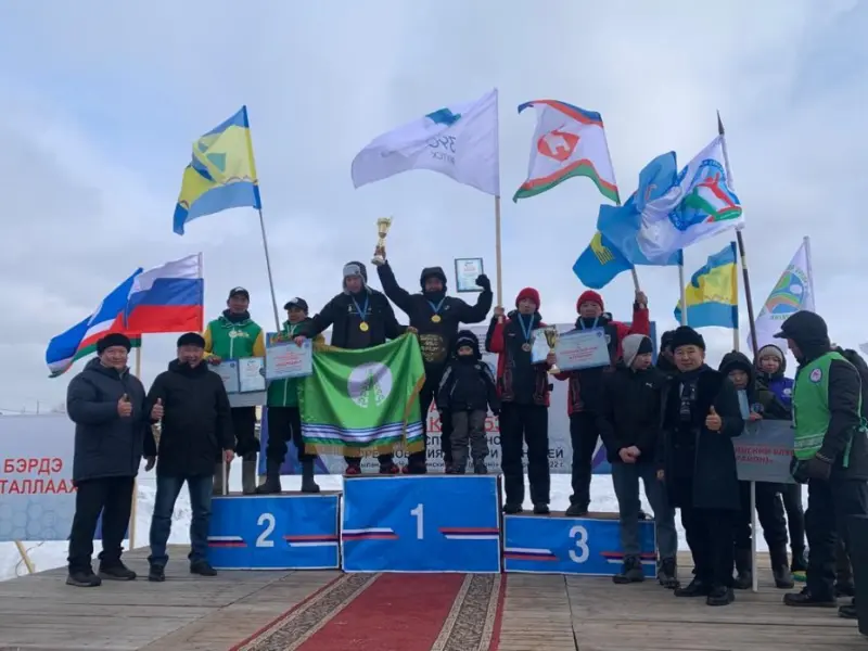 Семья Винокуровых из Якутска заняла призовое место в республиканских соревнованиях «Аҕа күрэҕэ»