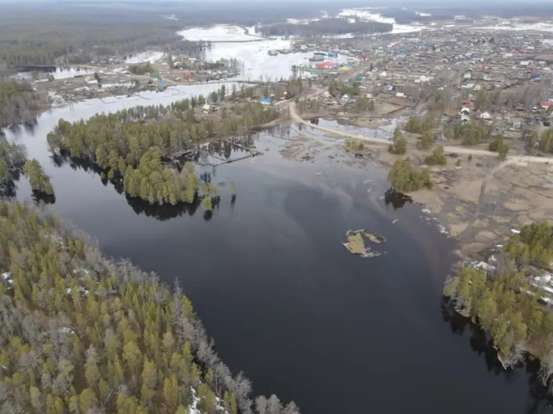 В селе Ерт Горного района введен режим ЧС - критический уровень воды превышен на 51 см