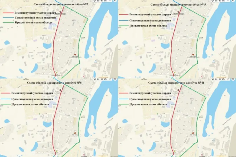 Внимание! С 1 июня перекрывается движение по улице Якова Потапова в Якутске