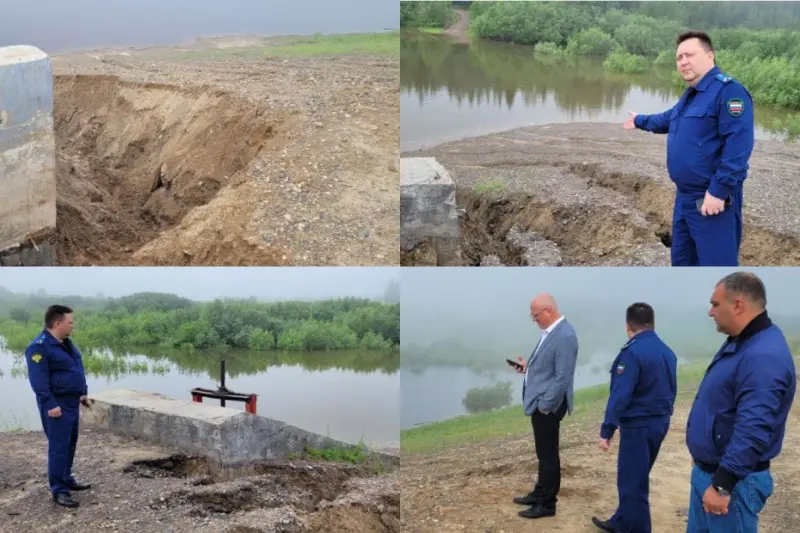 Причину размыва дамбы в городе Ленске выясняет прокуратура