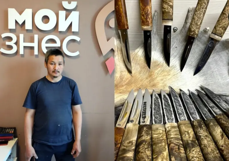 Самозанятый Виктор Шарин благодаря выигранному гранту смог оборудовать свою мастерскую