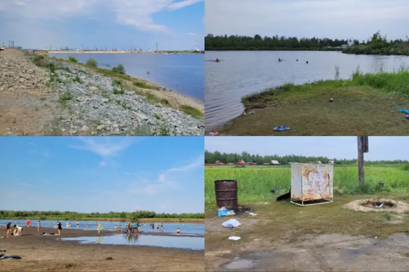 Почему не как в Вилюйске? Пляжи Якутска по чистоте и комфорту уступают улусным