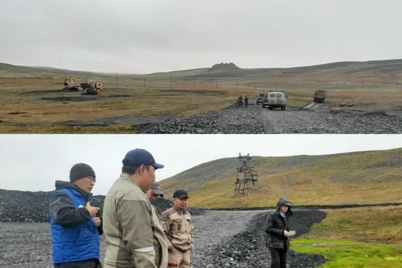 В Булунском районе совместно с гидротехниками проведено обследование дамбы на озере Мелкое