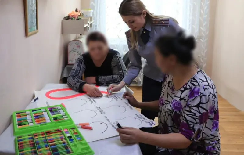 С заботой о здоровье: В колонии-поселения № 2 проведена акция «Розовая ленточка»