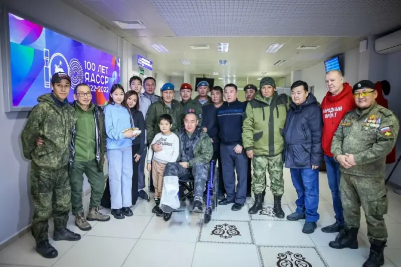 В Якутск вернулась вторая группа бойцов добровольческого отряда «Боотур»