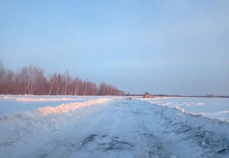 Открыт участок автозимника на автодороге «Кобяй»