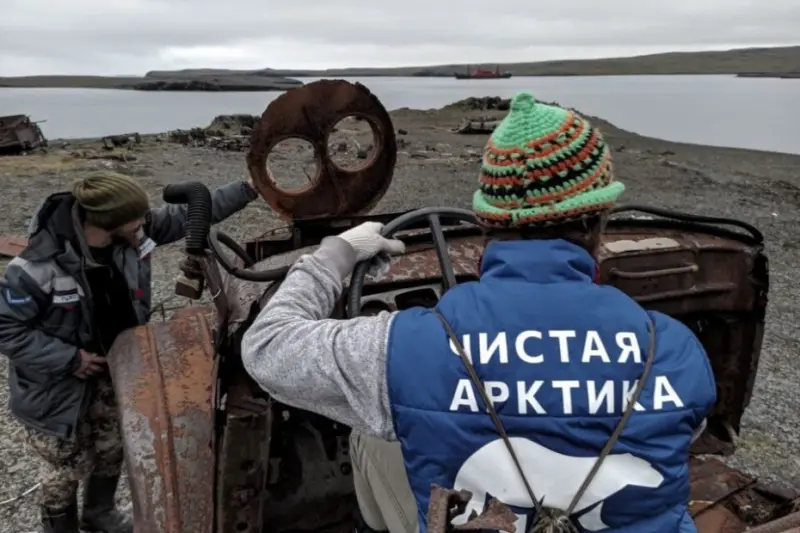 Свыше 310 тонн металлолома подготовили к вывозу из арктических районов Якутии
