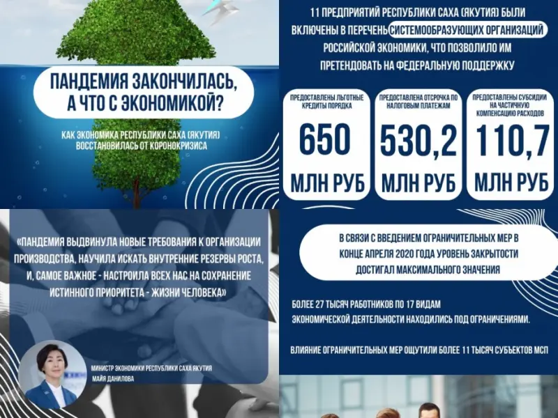 «Слайды, слайды!»: Как пандемия Covid 19 сказалась на экономике Якутии