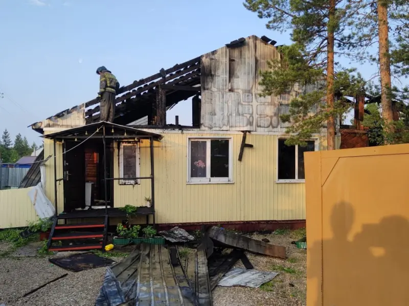 В Алдане обнаружены тела двух человек в доме, где был пожар