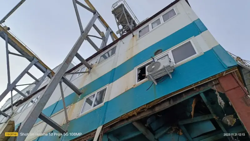 Видео с «Драги №203», где произошел взрыв парового котла