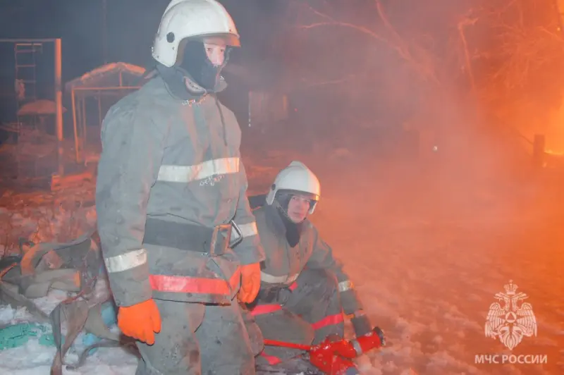 Погиб человек при пожаре в частном доме в Таттинском улусе